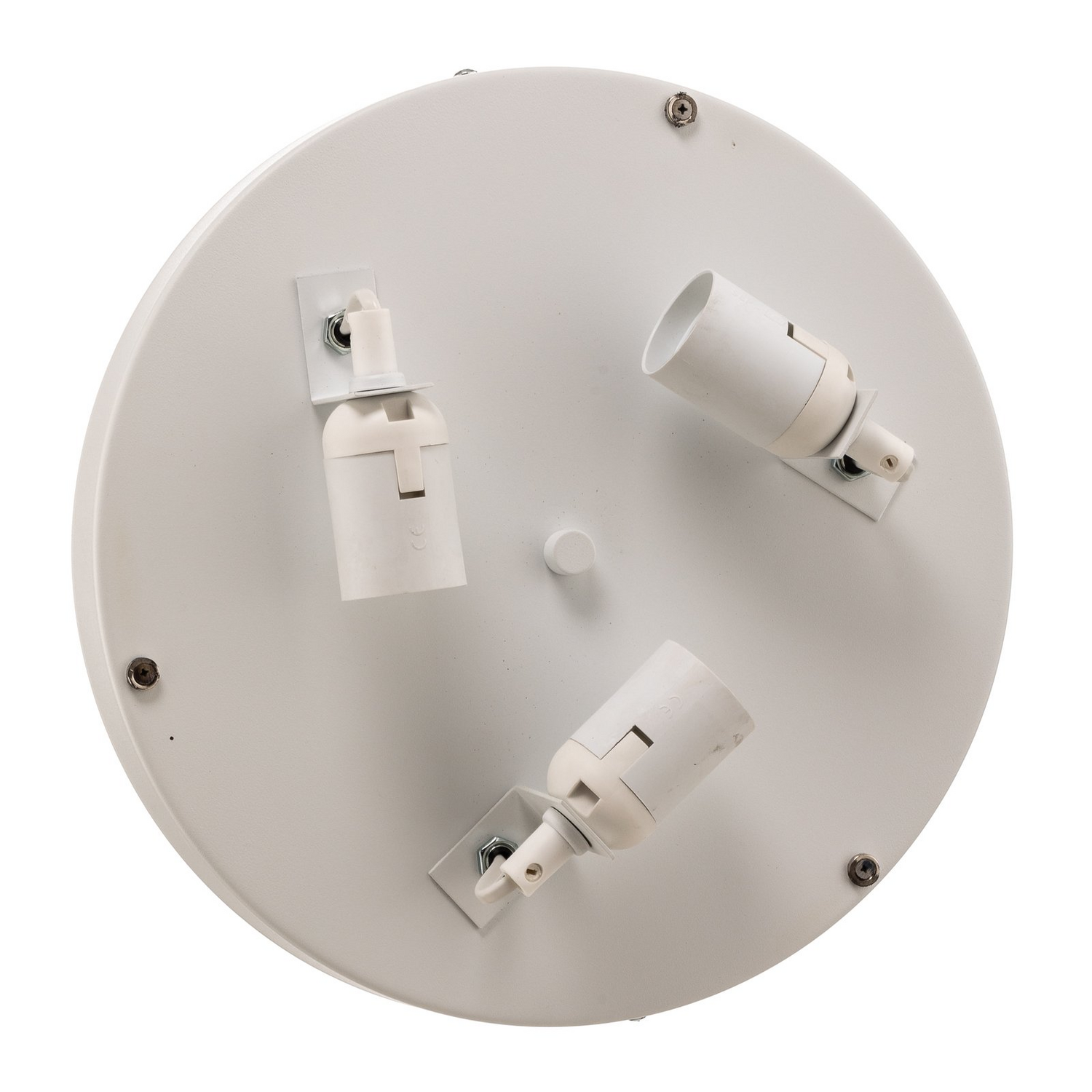 B-Ware Eko Light Deckenleuchte Leano Lampe Leuchte E27 Grau Rund Leinen Siehe Text/Foto - 5902693774990