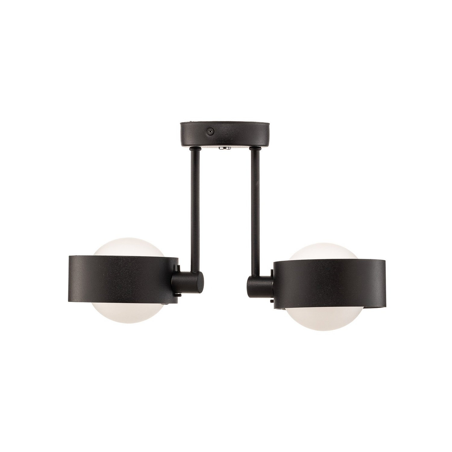 Deckenleuchte Mado Aus Stahl Schwarz Zweiflammig Deckenlampe Lampe Leuchte Spot B-Ware - 5902553225655