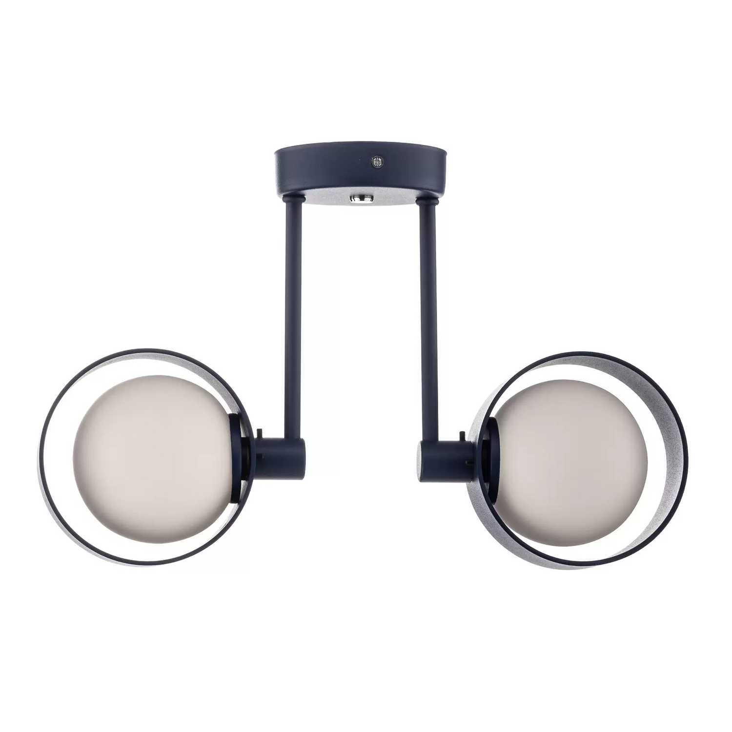B-Ware Deckenleuchte Mado Aus Stahl Blau Zweiflammig Deckenlampe Leuchte Lampe G9 Spot - 5902553225747
