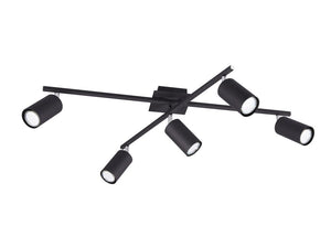 B-Ware Trio Deckenlampe Deckenlampe Lampe Leuchte Wohnzimmerleuchte Marley 3 W schwarz