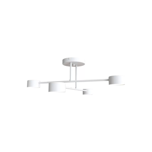 Plafonnier Modus 4 en acier à quatre lumières Gx53 blanc, de qualité B, spot lumineux