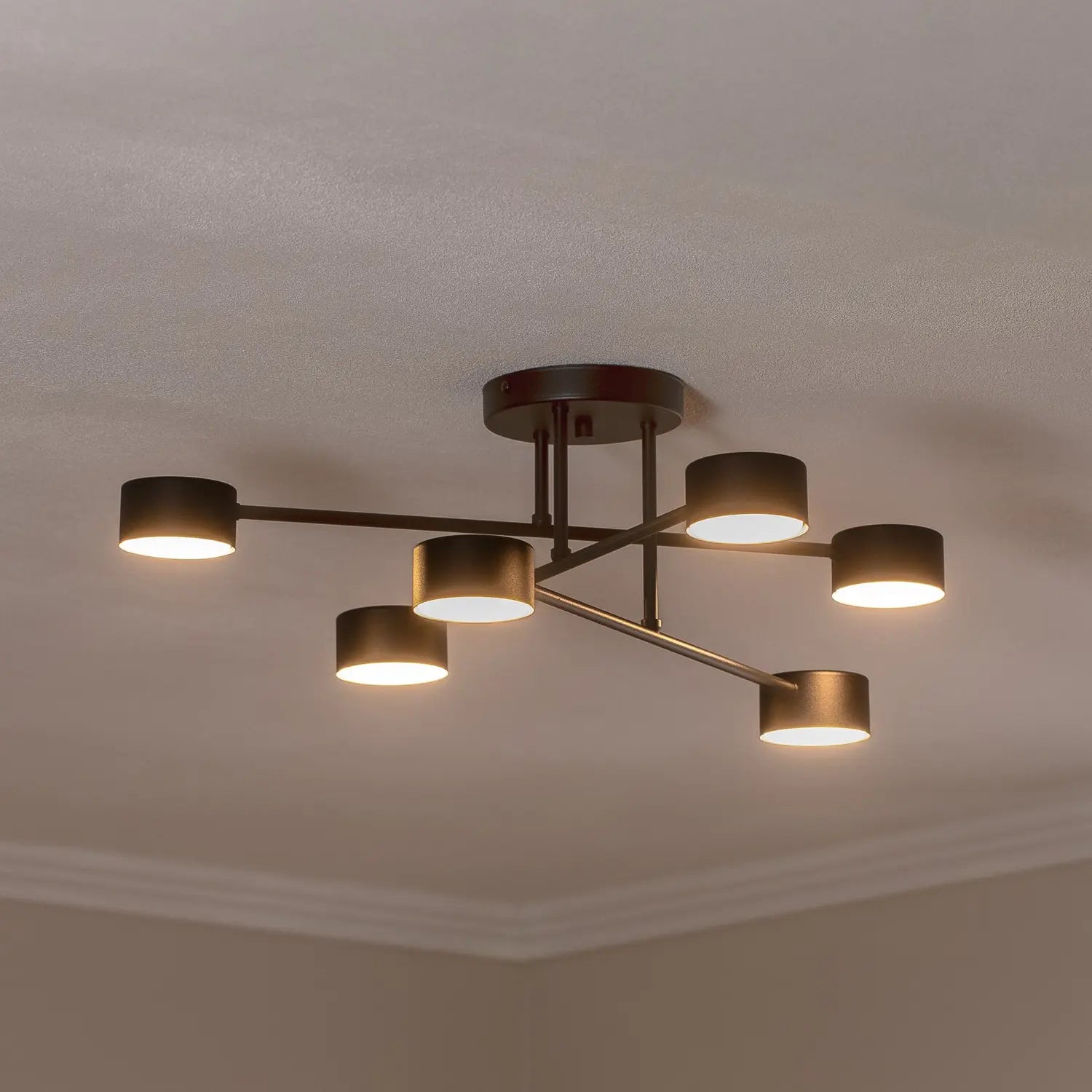 B-Ware Emibig Deckenleuchte Modus 6 Stahl Gx53 Lampe Leuchte Spot Siehe Text/Foto - 5901738929715