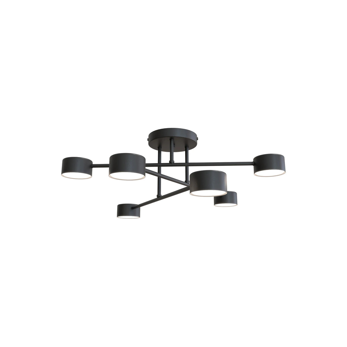 Deckenleuchte Modus 6 Stahl sechsflammig GX53 schwarz Lampe Leuchte SIEHE TEXT - 5901738929715