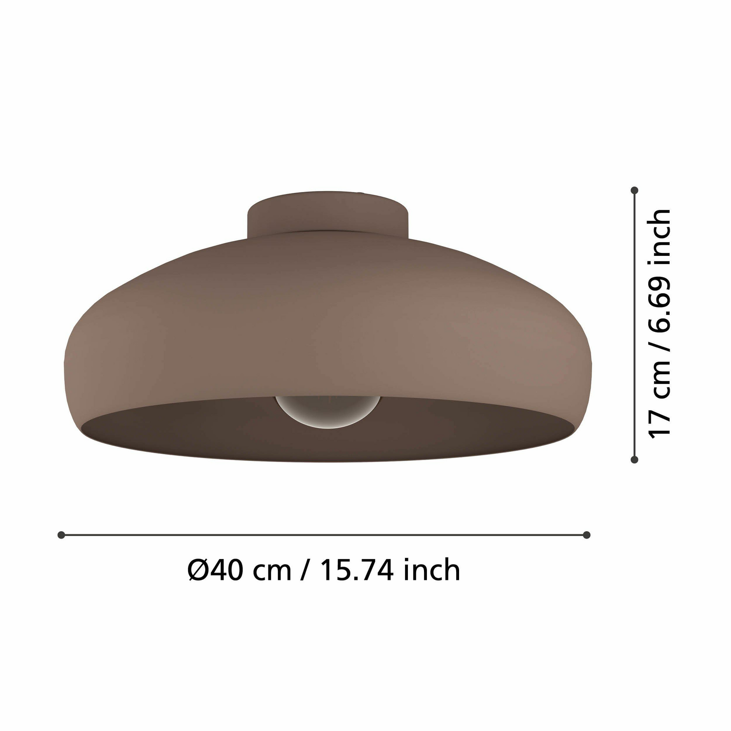 B-Ware Eglo Deckenlampe Mogano Deckenlampe Deckenlicht Leuchte Braun Siehe Text - 9008606235315