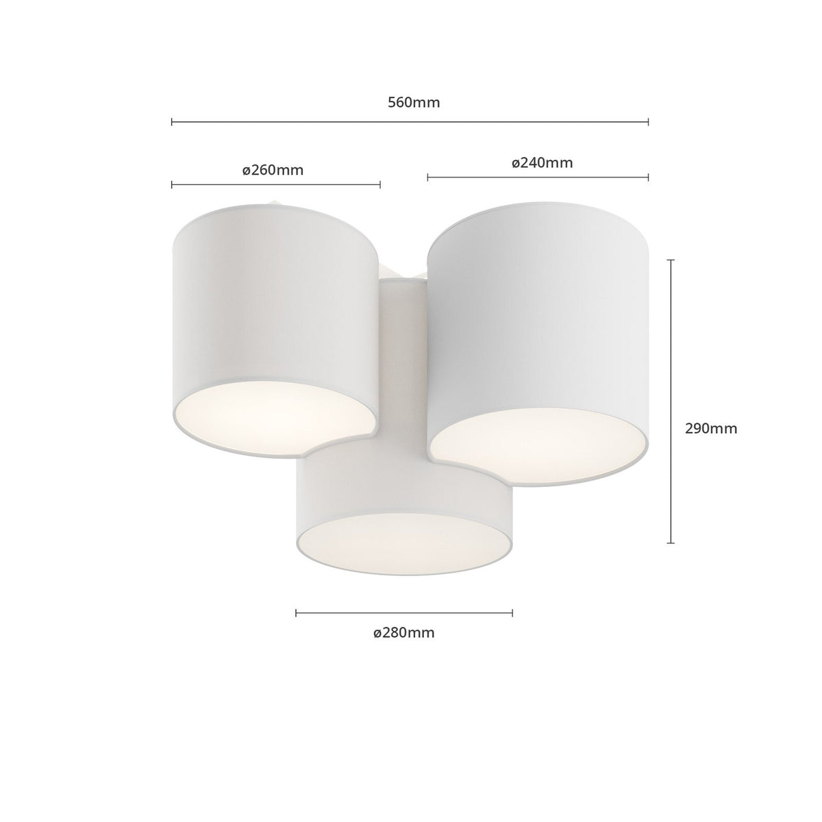 Euluna Deckenlampe Deckenleuchte Lampe Leuchte Mona LED SIEHE TEXT/FOTO - 5901780534417
