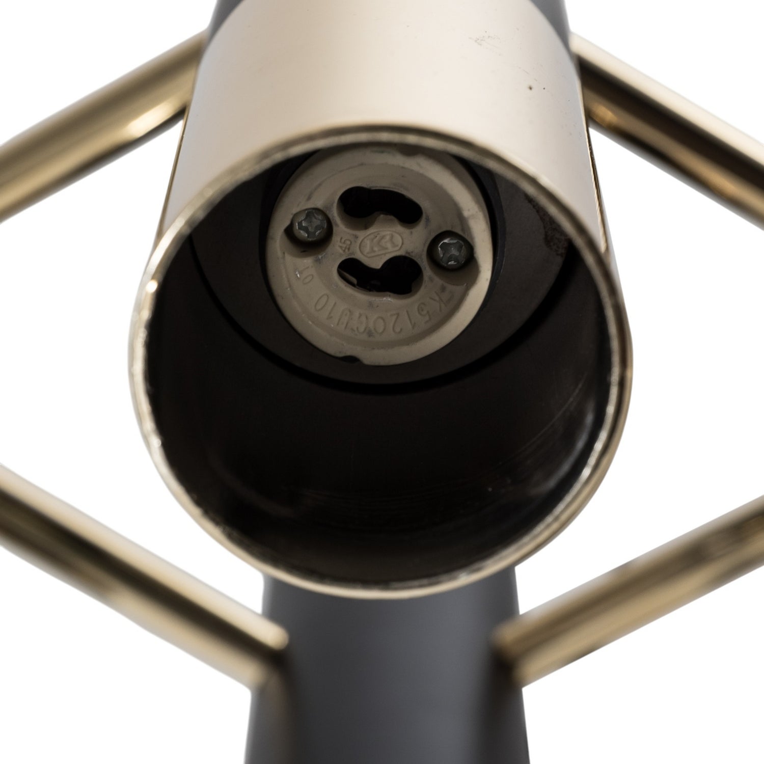 B-Ware Orino Deckenleuchte Lampe Beleuchtung Gu10 Metall Schwarz Gold 7 Flammig Modern - 5905563003855