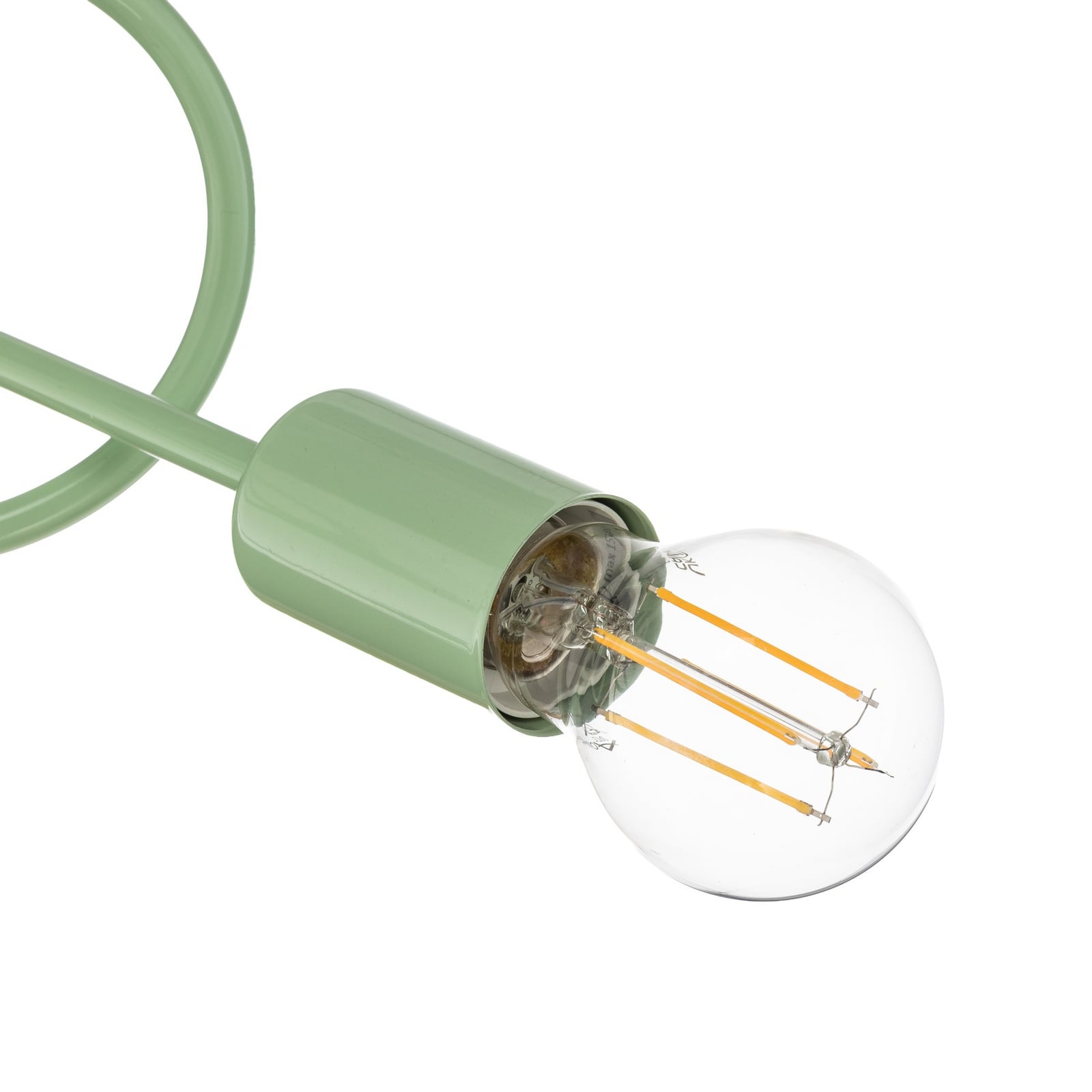 Deckenleuchte Lampe Oxford Metall grün Beleuchtung E27 Leuchte LED 3 flammig - 5902349238050