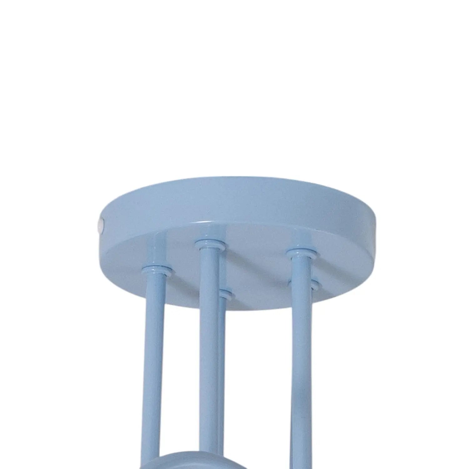 B-Ware Helam Deckenleuchte Lampe Oxford Hellblau Metall 5 Flammig Rund 47 Cm - 5902349236728