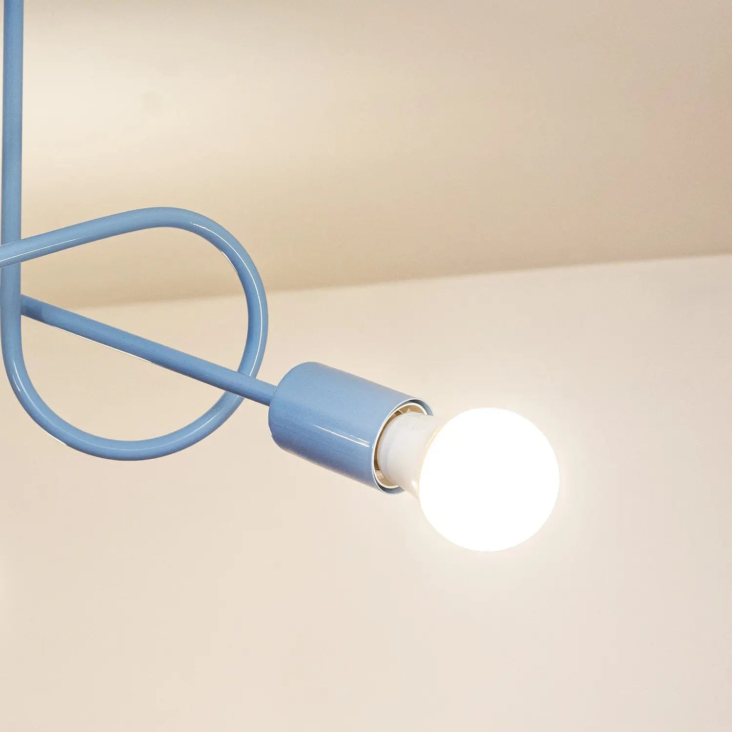 B-Ware Oxford Deckenleuchte Lampe Hauptlicht Hellblau Metall Wohnzimmer Esszimmer 44 Cm - 5902349236698