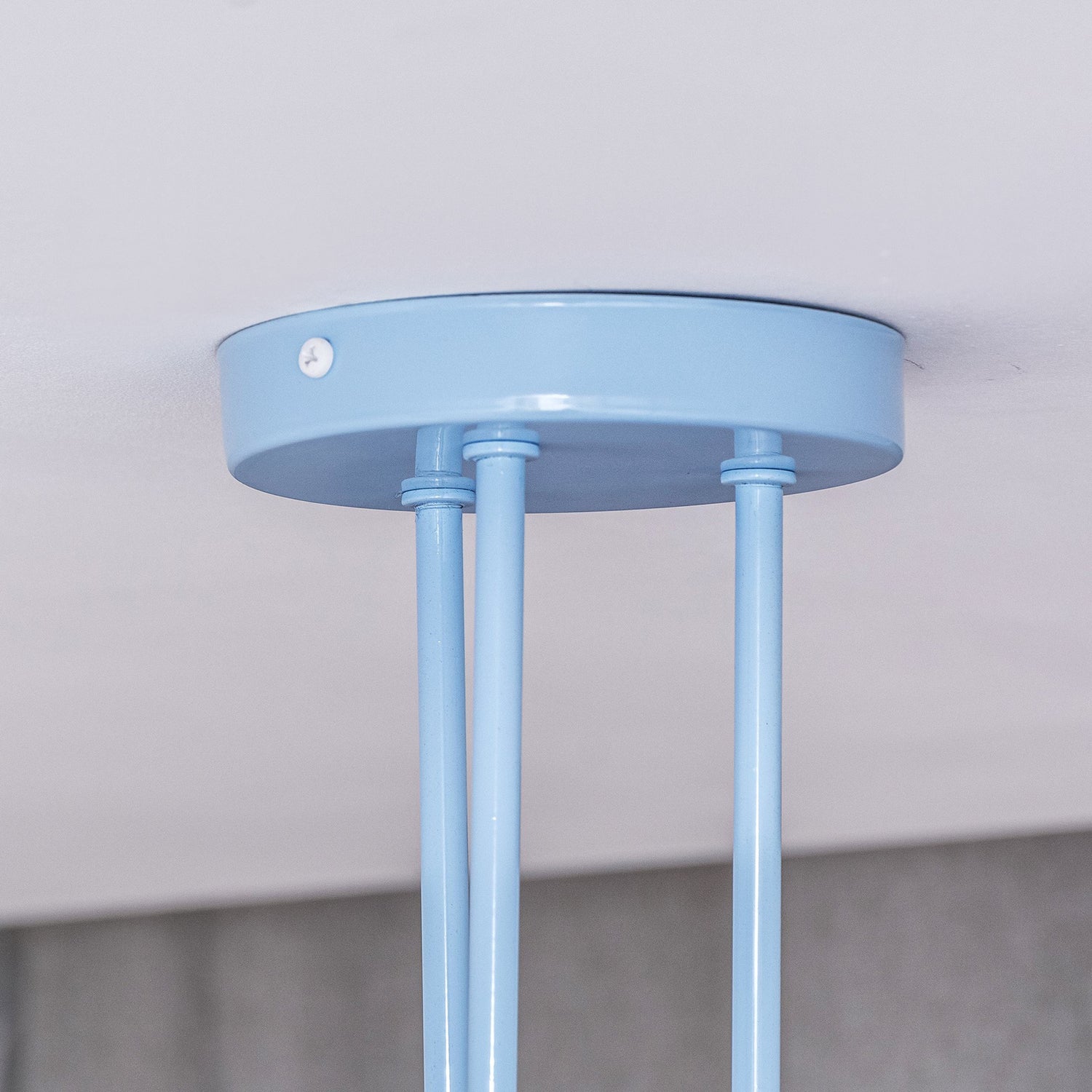B-Ware Oxford Deckenleuchte Lampe Hauptlicht Hellblau Metall Wohnzimmer Esszimmer 44 Cm - 5902349236698