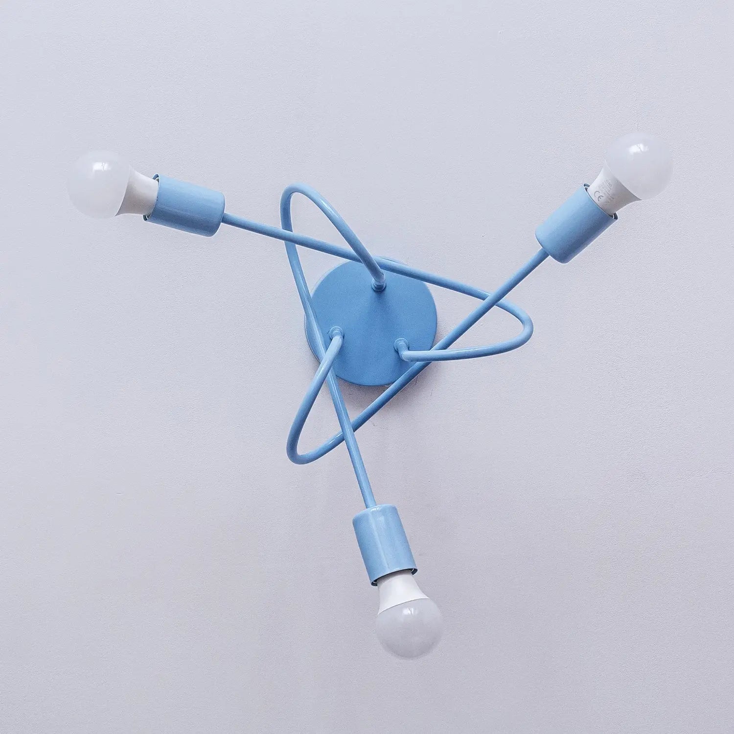 B-Ware Oxford Deckenleuchte Lampe Hauptlicht Hellblau Metall Wohnzimmer Esszimmer 44 Cm - 5902349236698