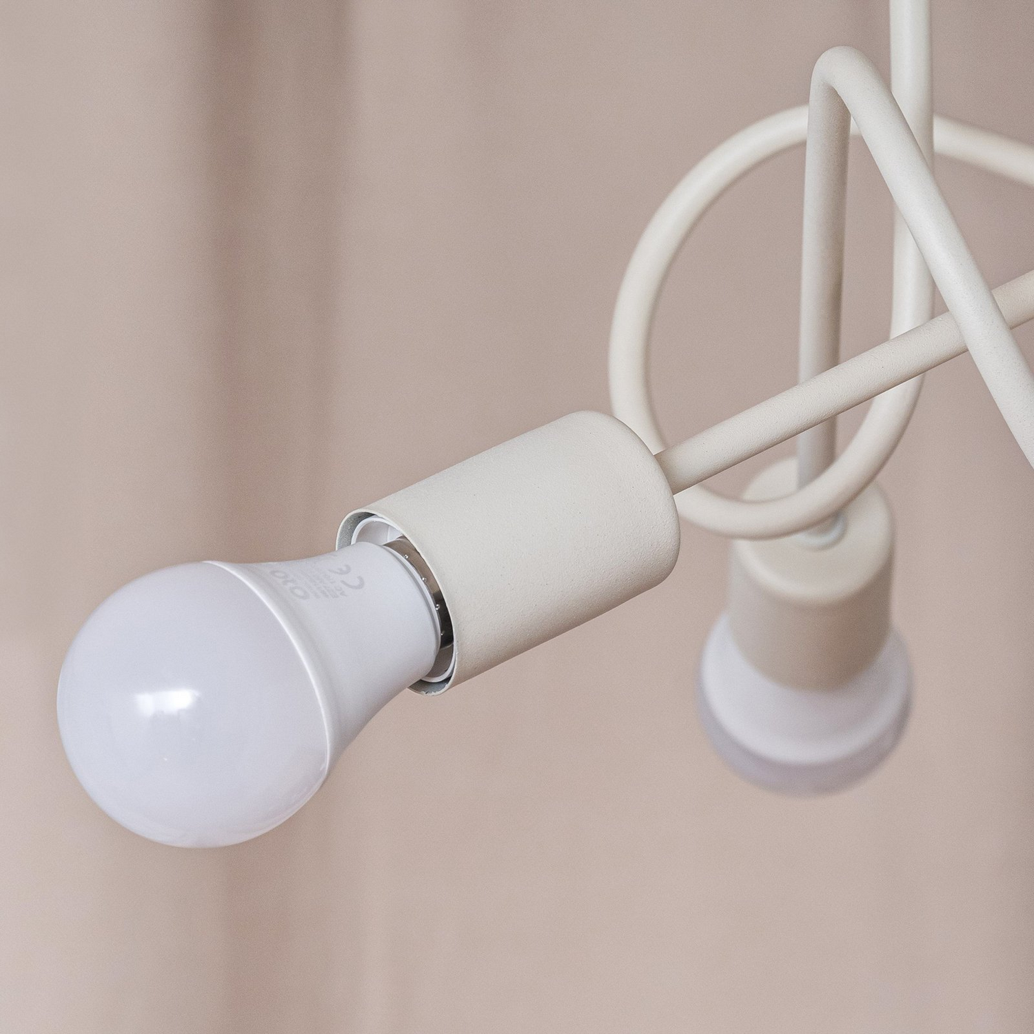 B-Ware Helam Deckenleuchte Oxford Deckenlampe Hängeleuchte ø44cm Metall 3 Flg. E27 Sand - 5902349236711