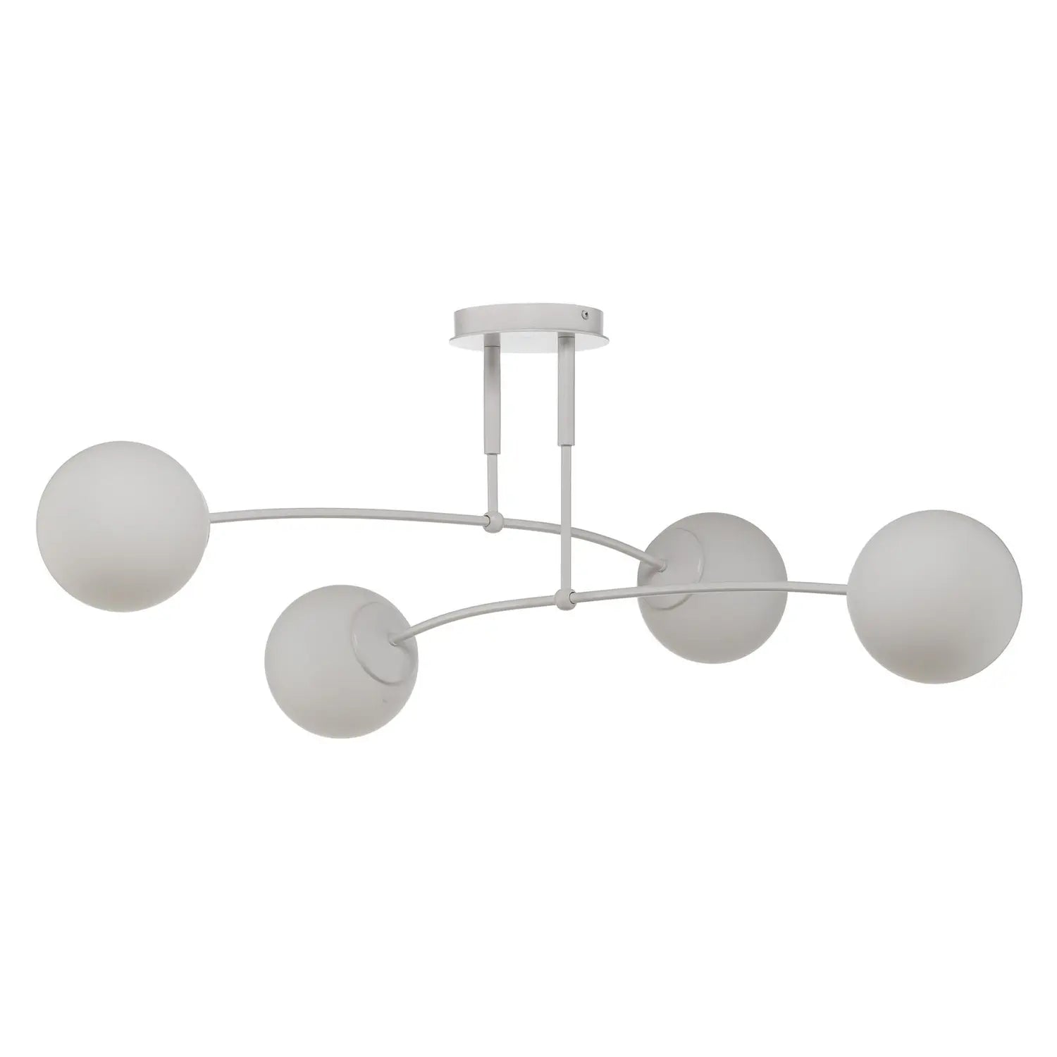 B-Ware Euluna Deckenlampe Pregos 4 Deckenlampe Deko Deckenlicht E14 Vierflammig Weiß261 - 5901738917071