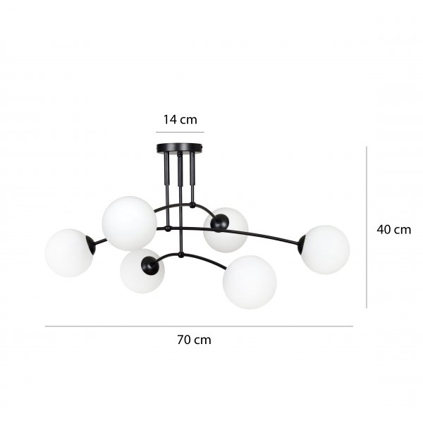 Scandinavian Choice Pregos 6 Lampe Leuchte Deckenlampe Deckenlampe  60W E14 - 5901738917088