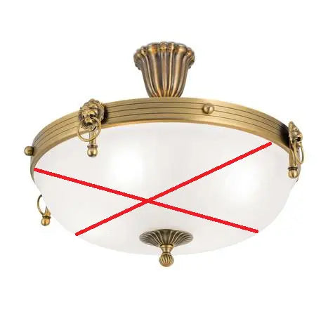 B-Ware Orion Deckenleuchte Rocca Deckenlampe Leuchte Mit Abstand 43cm Siehe Text/Foto - 9003090217311