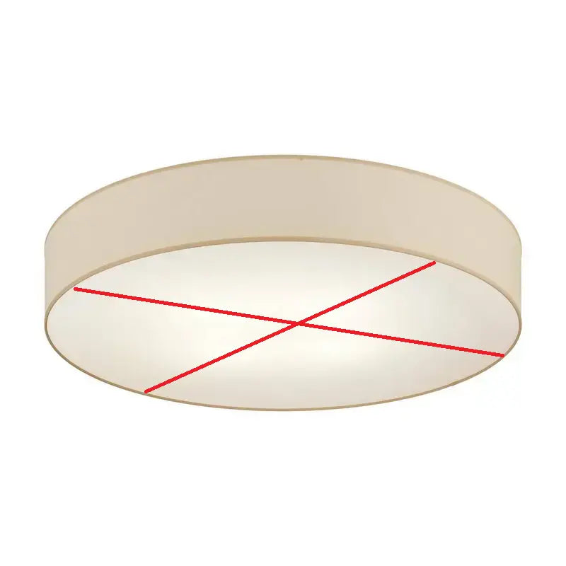 B-Ware Euluna Deckenleuchte Rondo Leuchte Beige Led Deckenlampe ø80cm Siehe Text/Foto - 5901780544362