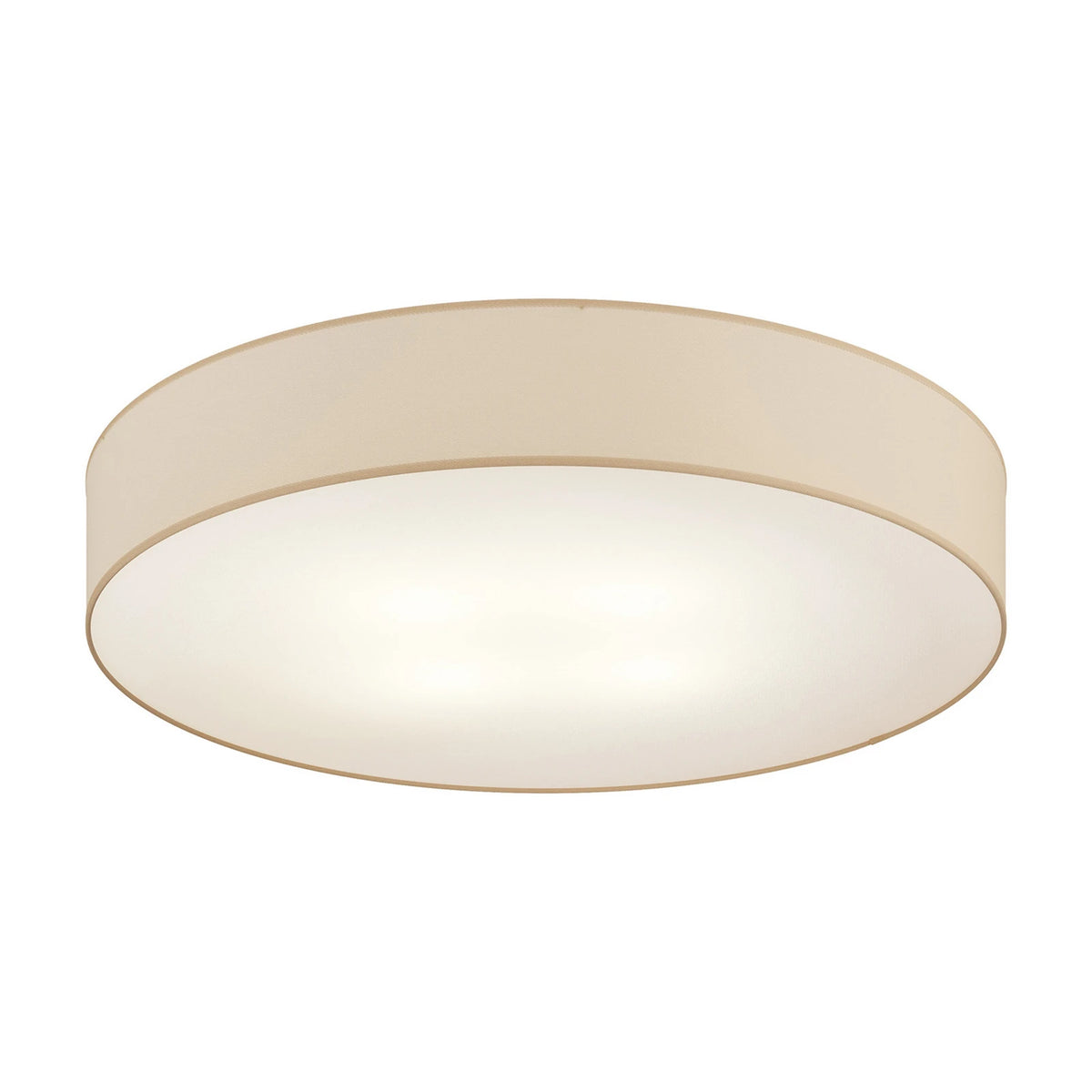 Euluna Deckenleuchte Rondo Leuchte beige Textil Metall LED Ø80cm SIEHE TEXT - 5901780544362