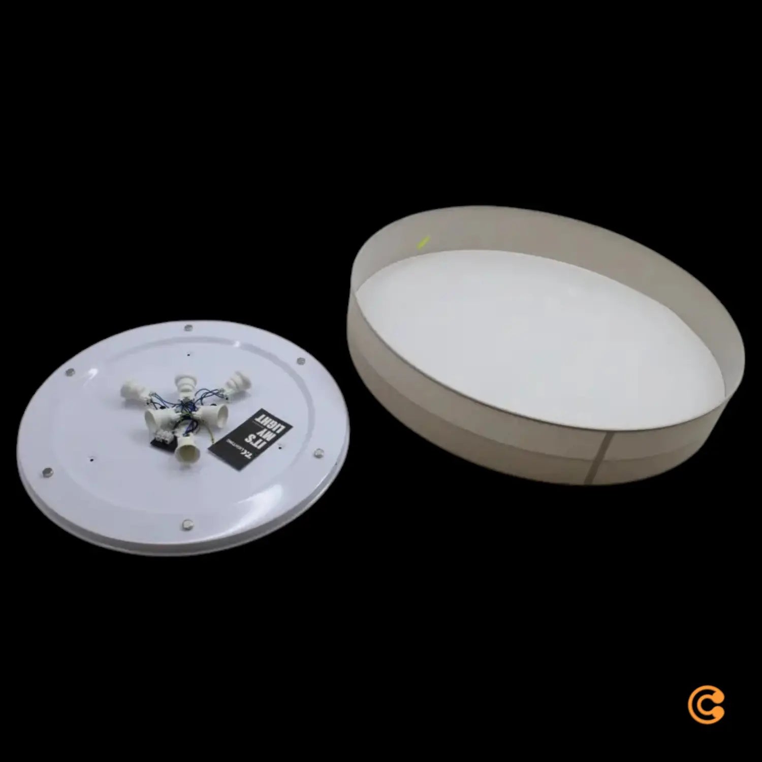 C-Ware Euluna Deckenlampe Rondo Hängelampe Lampe Leuchte Beige ø 80 Cm Siehe Text/Foto - 5901780544362