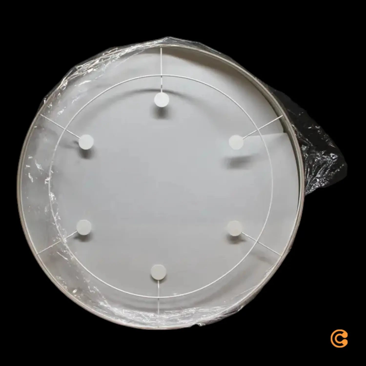 B-Ware Euluna Deckenleuchte Lampe Rondo Leuchte Beige Textil Metall Siehe Text/Foto - 5901780544362