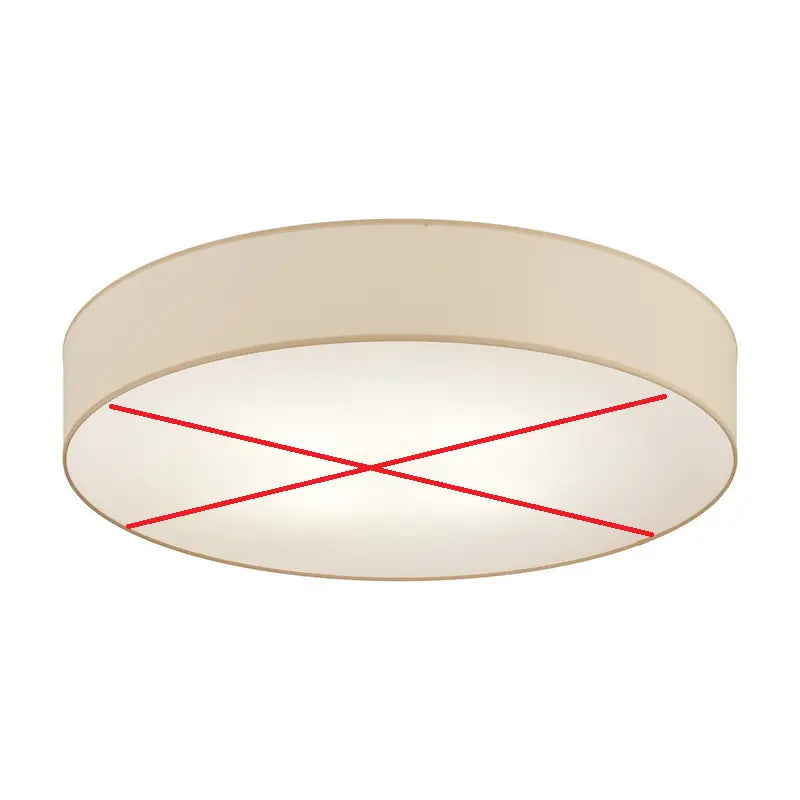 B-Ware Euluna Deckenlampe Rondo Hängelampe Leuchte 6 X E27 Beige  80 Cm Siehe Text/Foto - 5901780544362