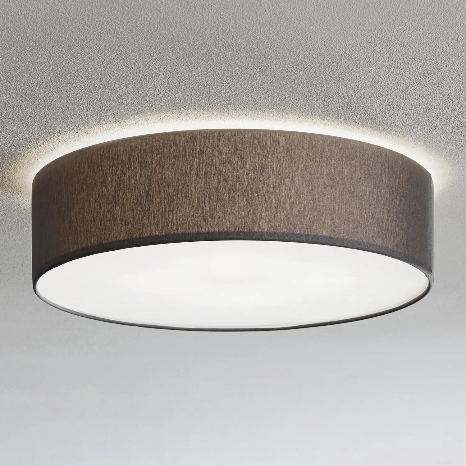 B-Ware Euluna Deckenlampe Rondo Deckenleuchte Deckenlicht Flurleuchte E27 Grau ø 45cm - 5901780510879