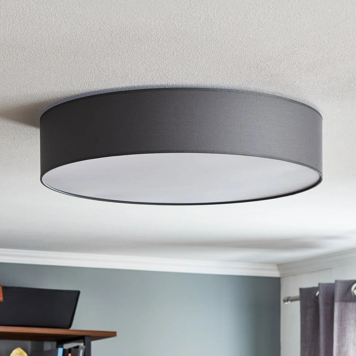 B-Ware Euluna Deckenlampe Rondo Hängelampe Küchenlampe ø60cm E27 Grau Siehe Text - 5901780515843
