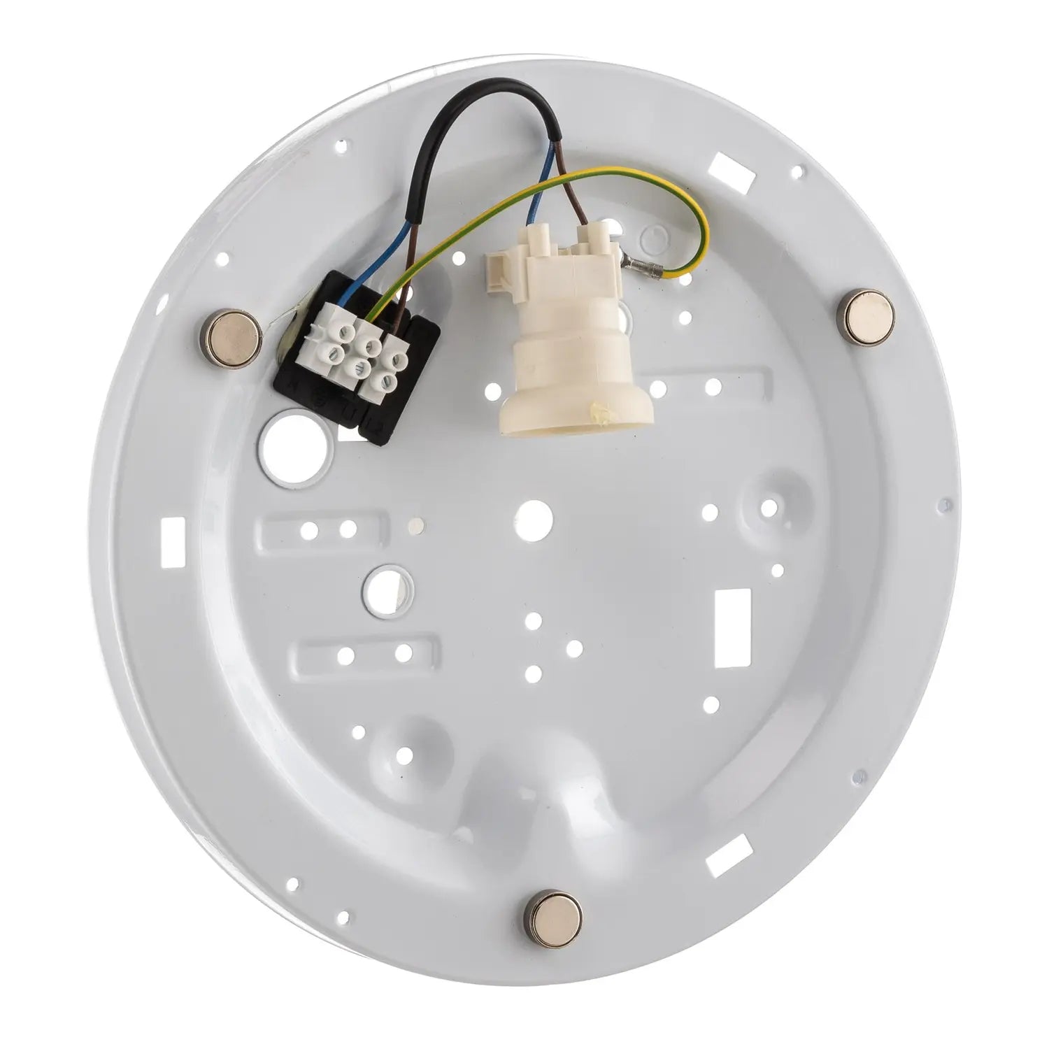 B-Ware Deckenleuchte Lampe Rondo Schwarz Metall Textil Wohnraum Leuchte Rund E27 Led - 5901780533342