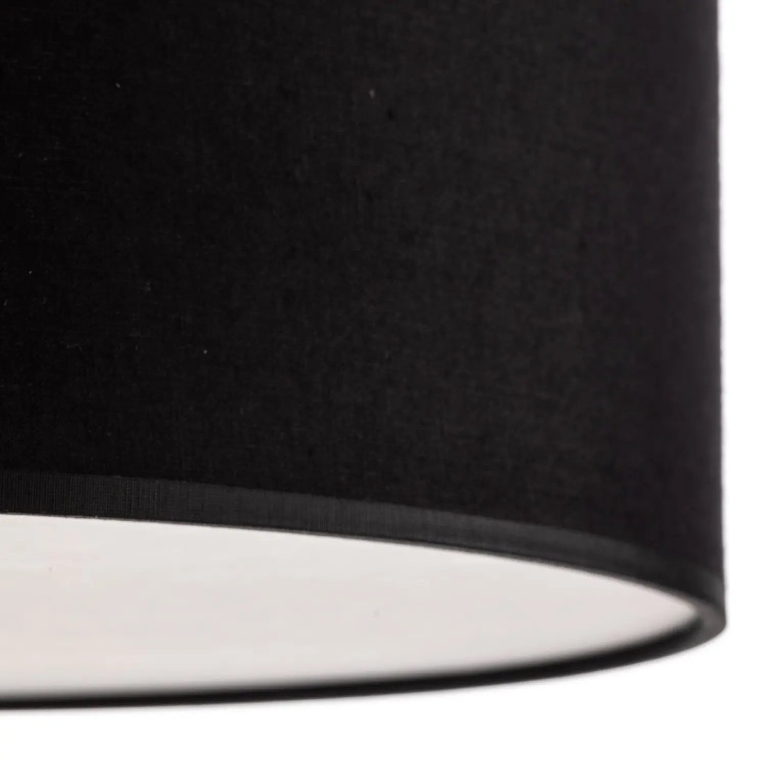 B-Ware Deckenleuchte Lampe Rondo Schwarz Metall Textil Wohnraum Leuchte Rund E27 Led - 5901780533342