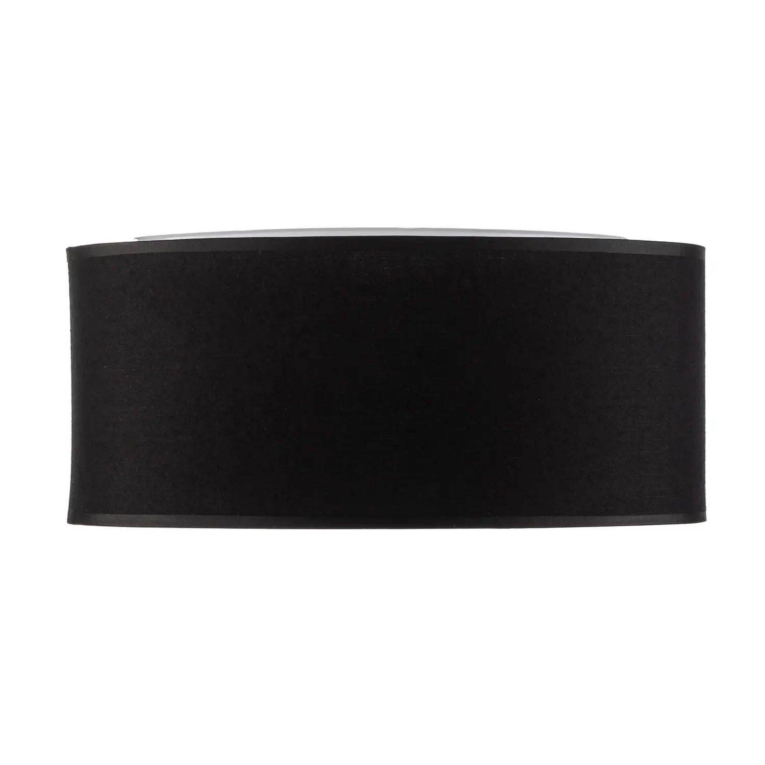 B-Ware Deckenleuchte Lampe Rondo Schwarz Metall Textil Wohnraum Leuchte Rund E27 Led - 5901780533342