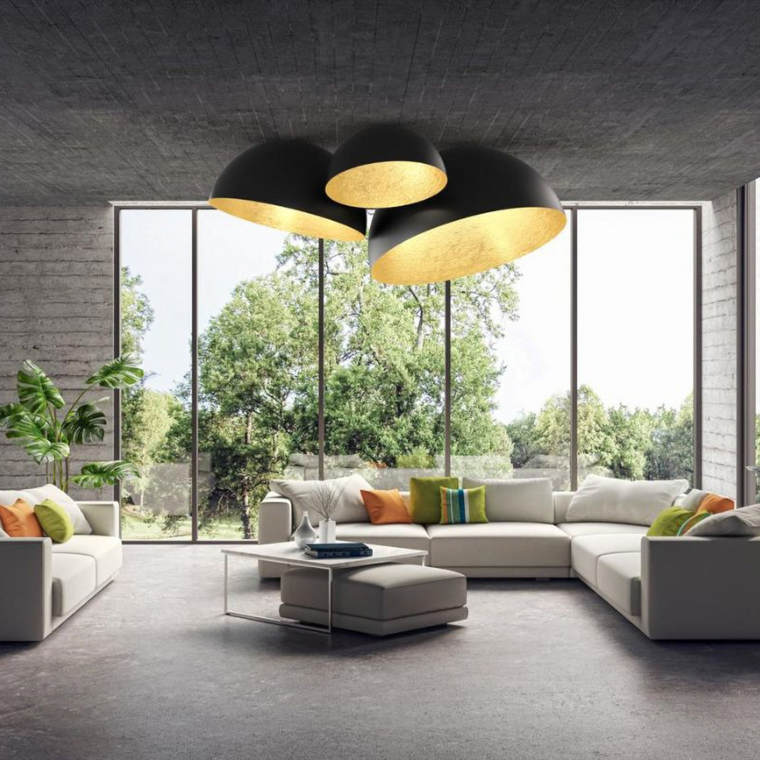 B-Ware Sigma Deckenleuchte Sfera ø50cm Deckenlampe Leuchte Pendelleuchte Hängeleuchte - 5905143281581