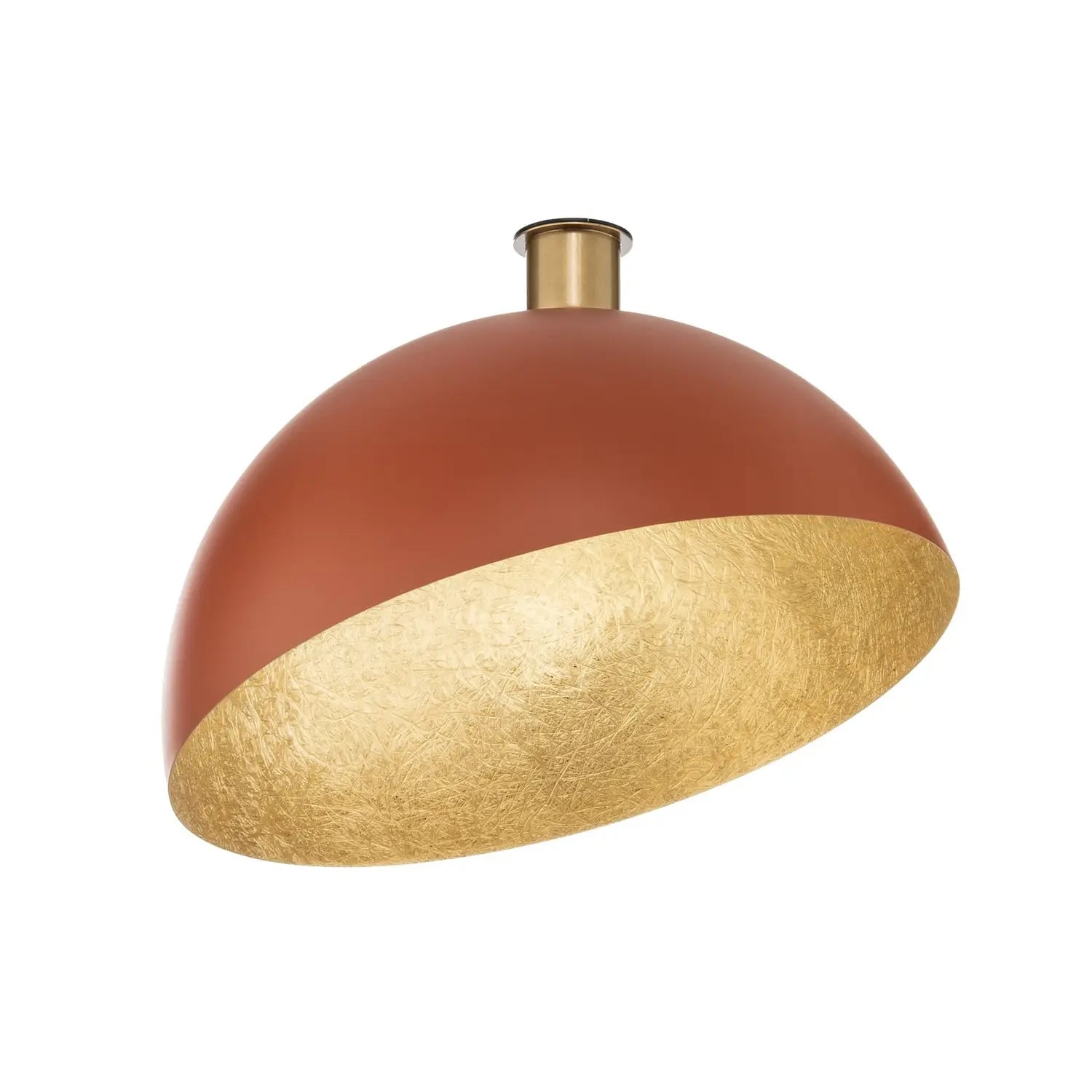 B-Ware Deckenleuchte Sfera Lampe Metall Rot Gold E27 Led ø 50 Cm Leuchte Deckenlampe - 5907555378491