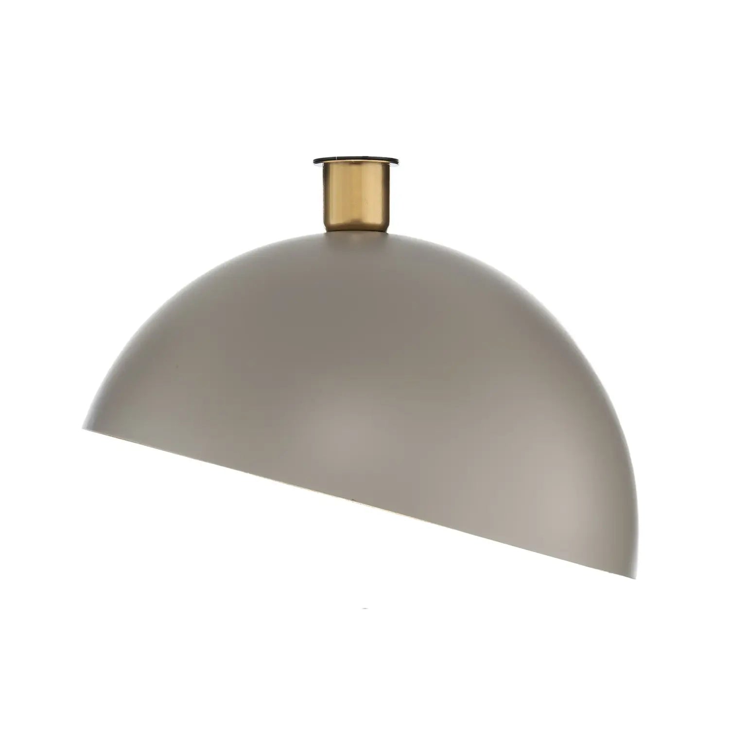 B-Ware Deckenleuchte Sfera Pendelleuchte Taupe Gold Stahl E27 Lampenschirm ø50cm  - 5907555378507