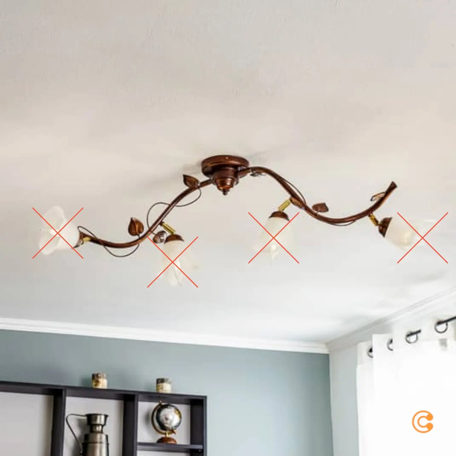 B-Ware Euluna Deckenlampe Deckenlampe Leuchte Lampe Siena Florentiner Siehe Text/Foto - 5907687402934