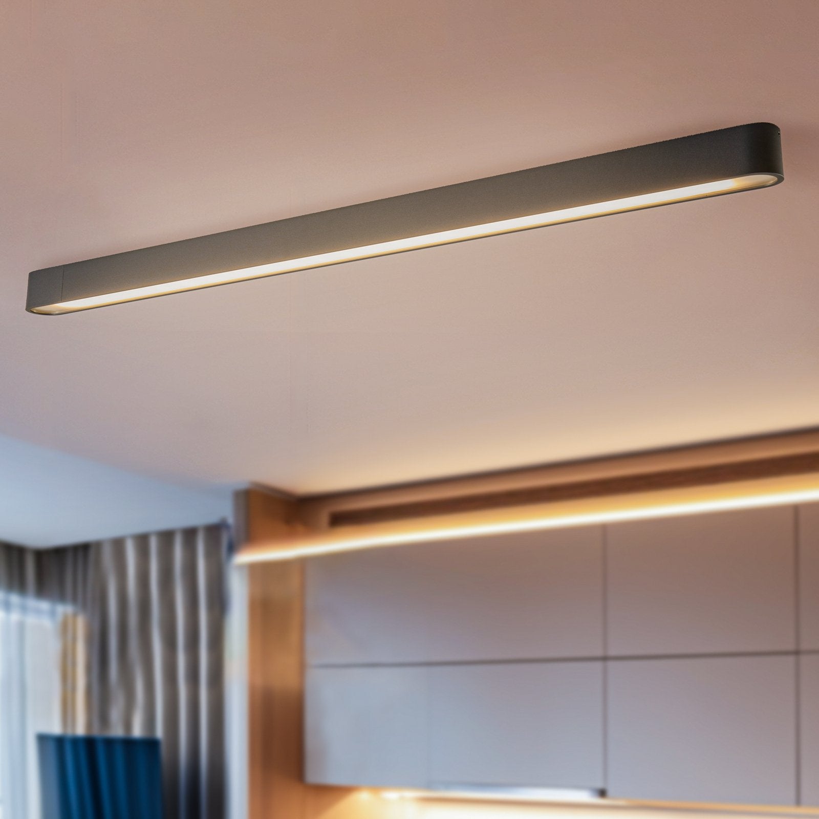 Nowodvorski Lighting Deckenleuchte Lampe Soft graphit Aluminium G13 Kunststoff - 5903139752497
