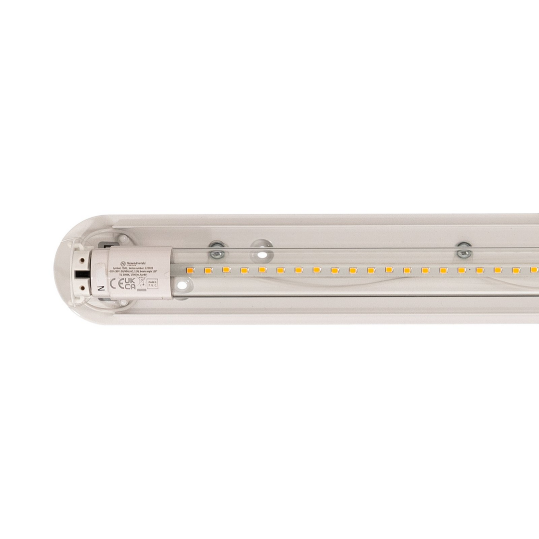 Nowodvorski Lighting Deckenleuchte Lampe G13 Led Weiß Aluminium 63x6cm Warmweiß  B-Ware - 5903139754095