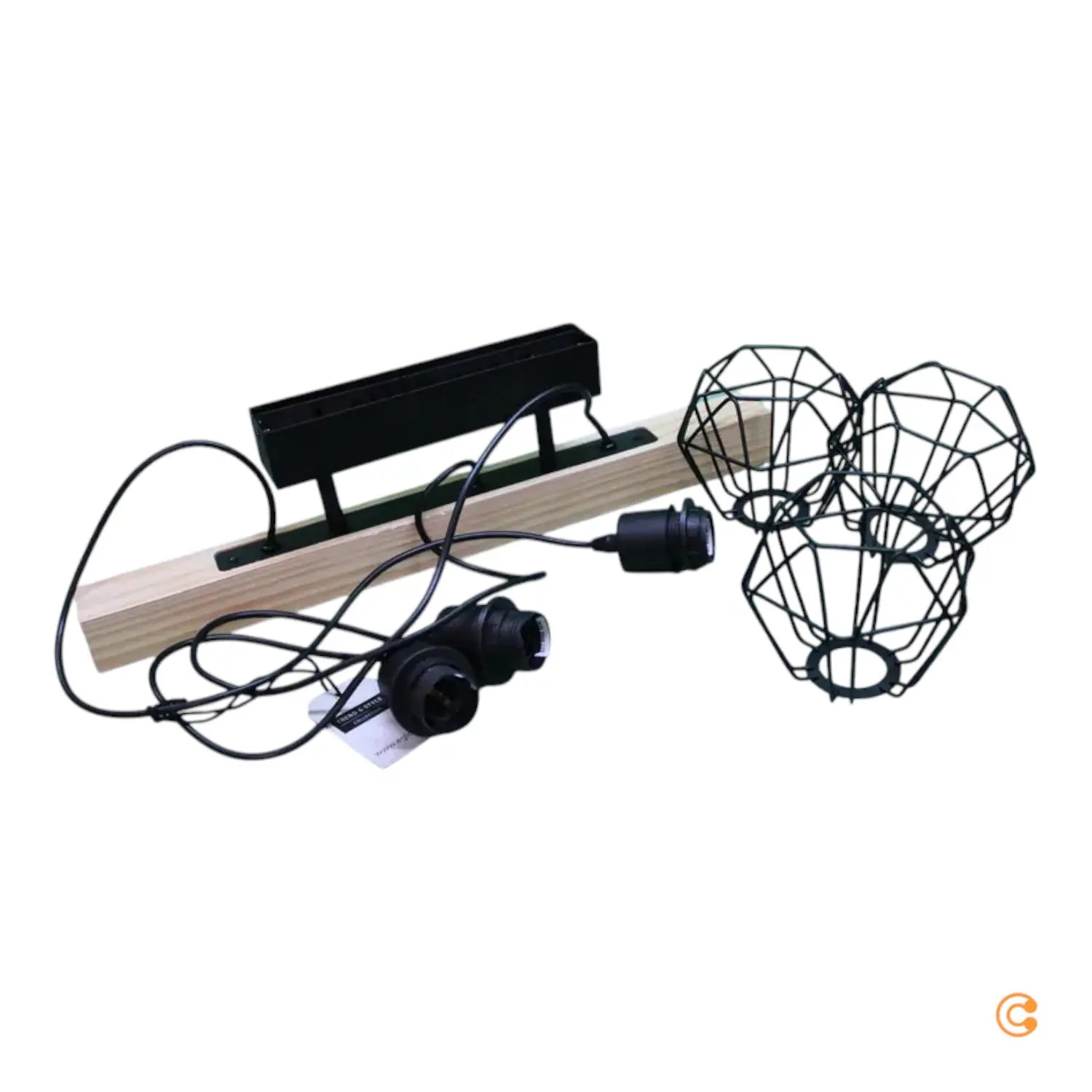 Eglo Deckenleuchte Townshend 5 Mit 3 Käfigschirmen Deckenlampe Siehe Text/Foto B-Ware - 9002759440749