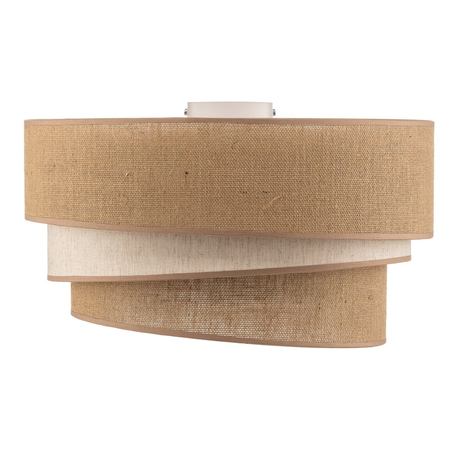 B-Ware Deckenleuchte Trio Jute Naturbraun Weiß ø 45 Cm Deckenlampe Lampe Leuchte Licht - 5903689182959