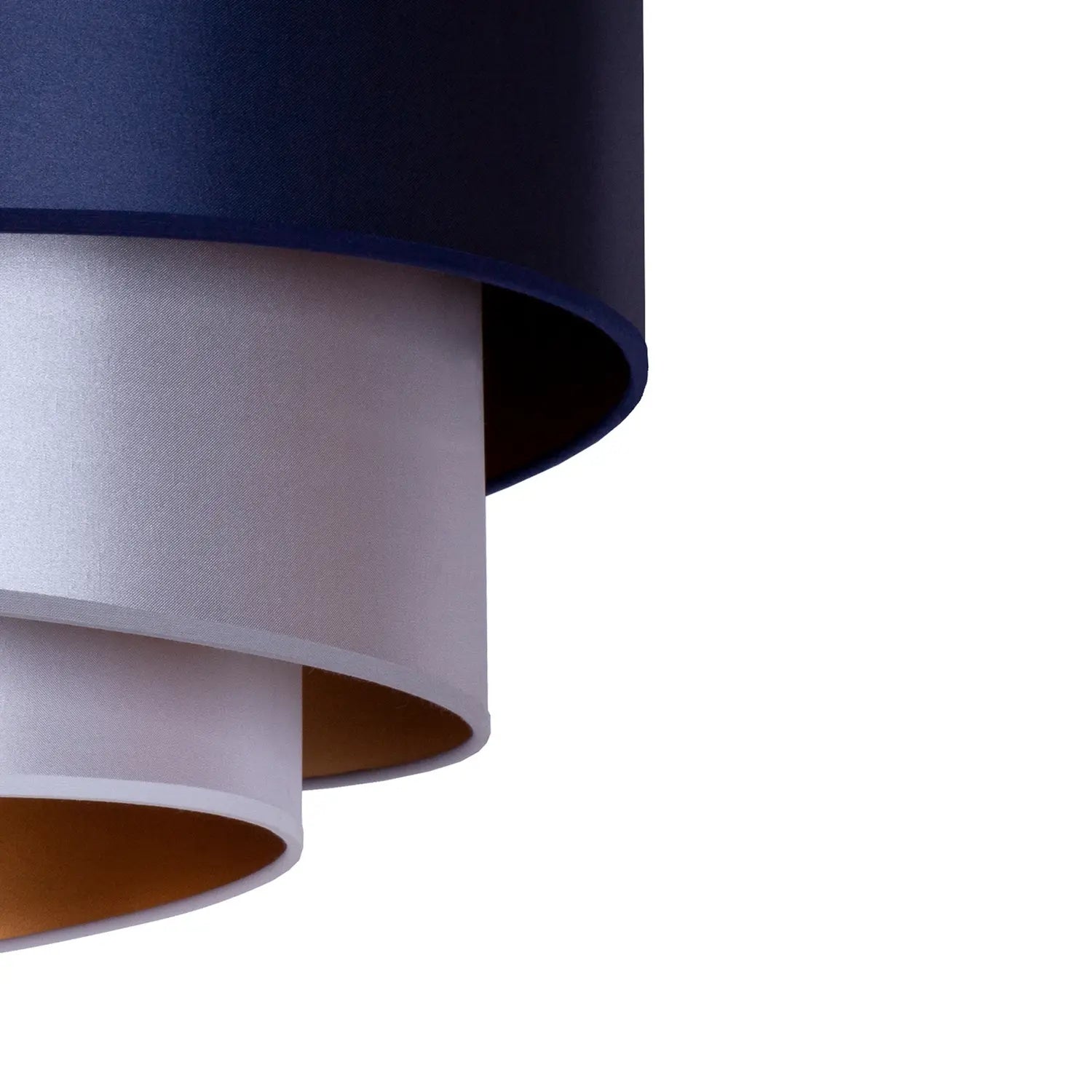 B-Ware Euluna Deckenleuchte Lampe Trio ø60cm Led Beleuchtung Navy/Silber/Weiß/Gold  - 5905317601559