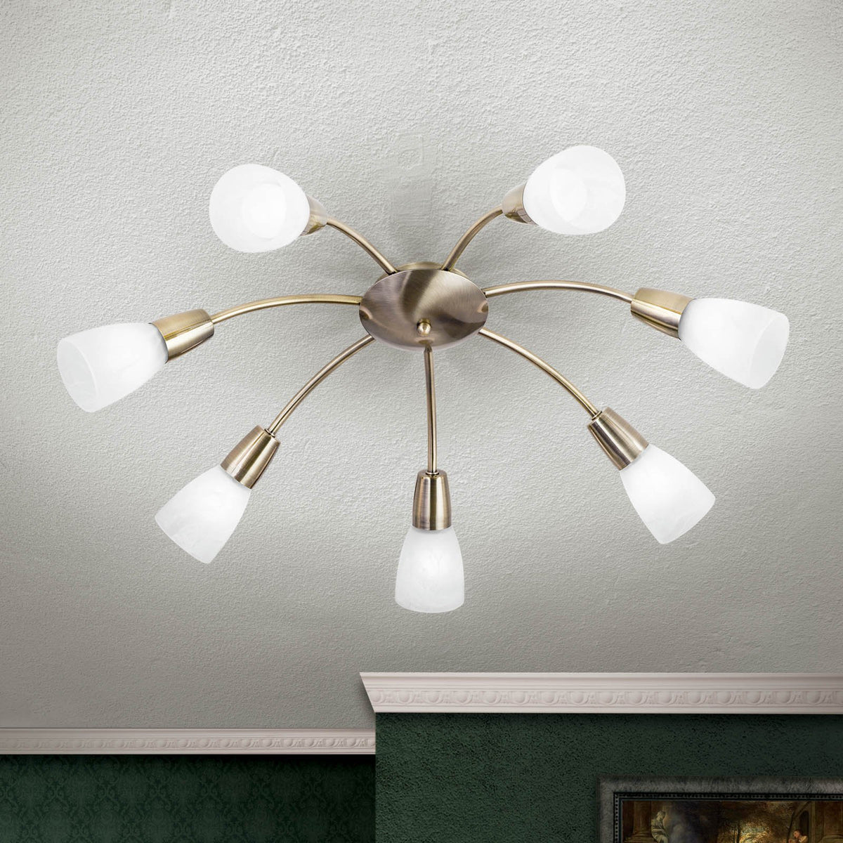 Orion Deckenleuchte Tullo Deckenlampe Kronleuchter Leuchte Lampe 7-flammig E14 - 9003090255368