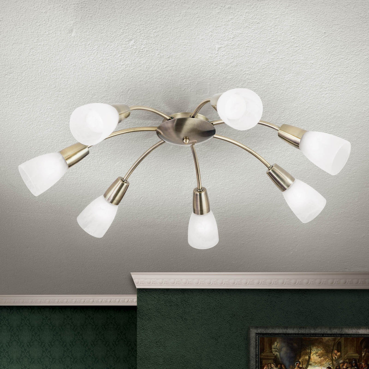 Orion Deckenleuchte Tullo Deckenlampe Kronleuchter Leuchte Lampe 7-flammig E14 - 9003090255368