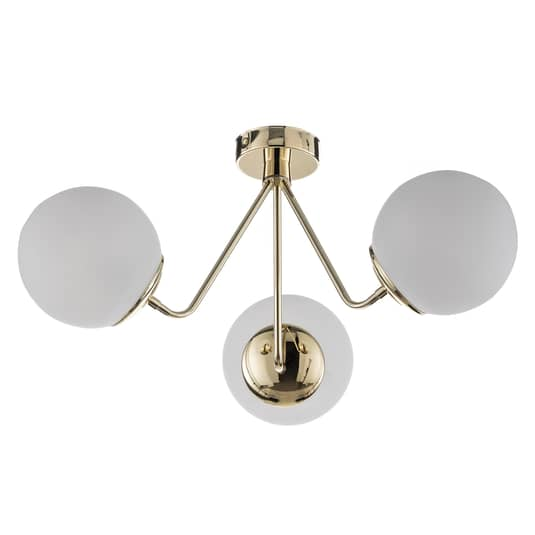B-Ware Euluna Deckenlampe Deckenlampe Lampe Leuchte Hängend Tuse Dreiflammig Messing - 5902553216110