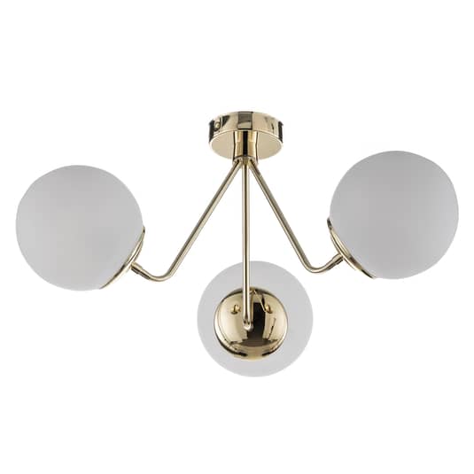 Euluna Deckenlampe Deckenlampe Lampe Leuchte hängend Tuse dreiflammig messing - 5902553216110