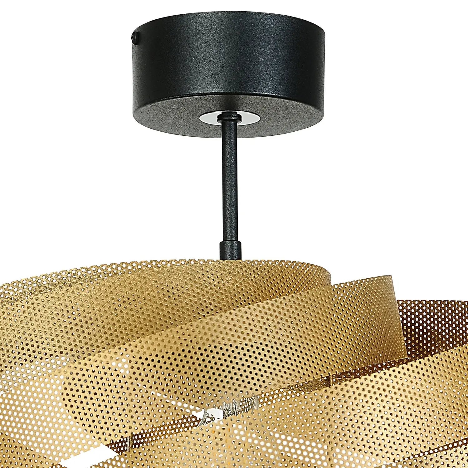 B-Ware Euluna Deckenleuchte Vento Deckenlampe Deckenlicht Leuchte Goldfarben ø 50 Cm - 4251911787405