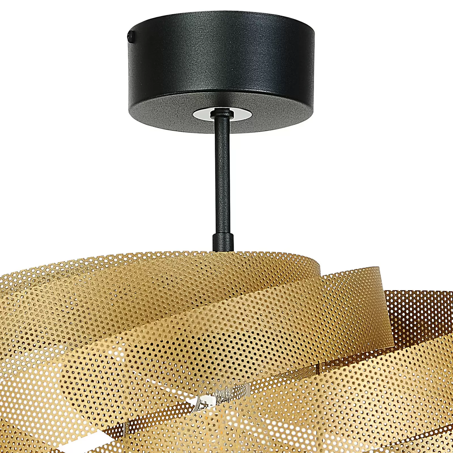 B-Ware Euluna Deckenleuchte Vento Deckenlampe Leuchte Goldfarben ø 50 Cm Siehe Text - 4251911787405