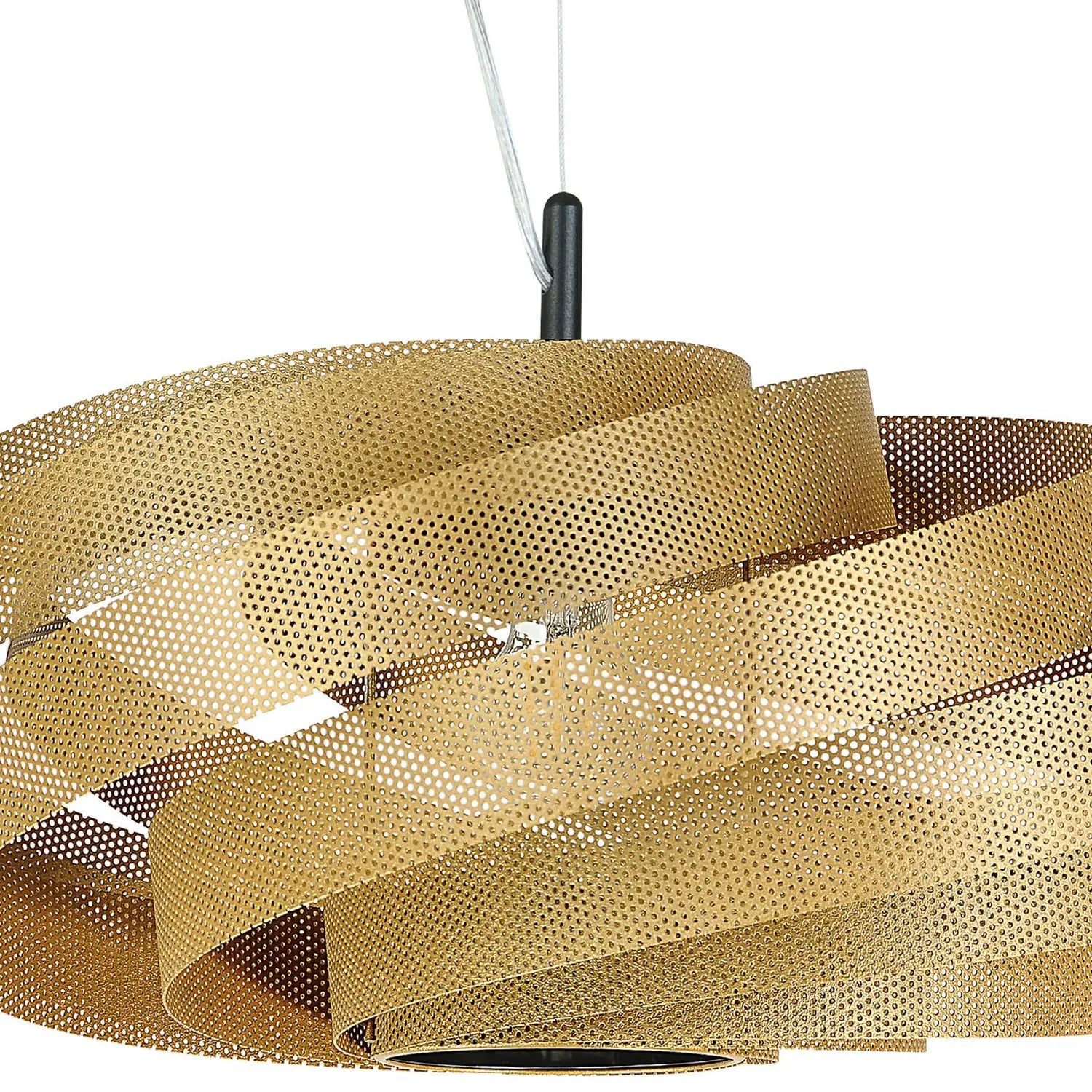 B-Ware Euluna Deckenleuchte Vento Deckenlampe Deckenlicht Leuchte Goldfarben ø 50 Cm - 4251911787405