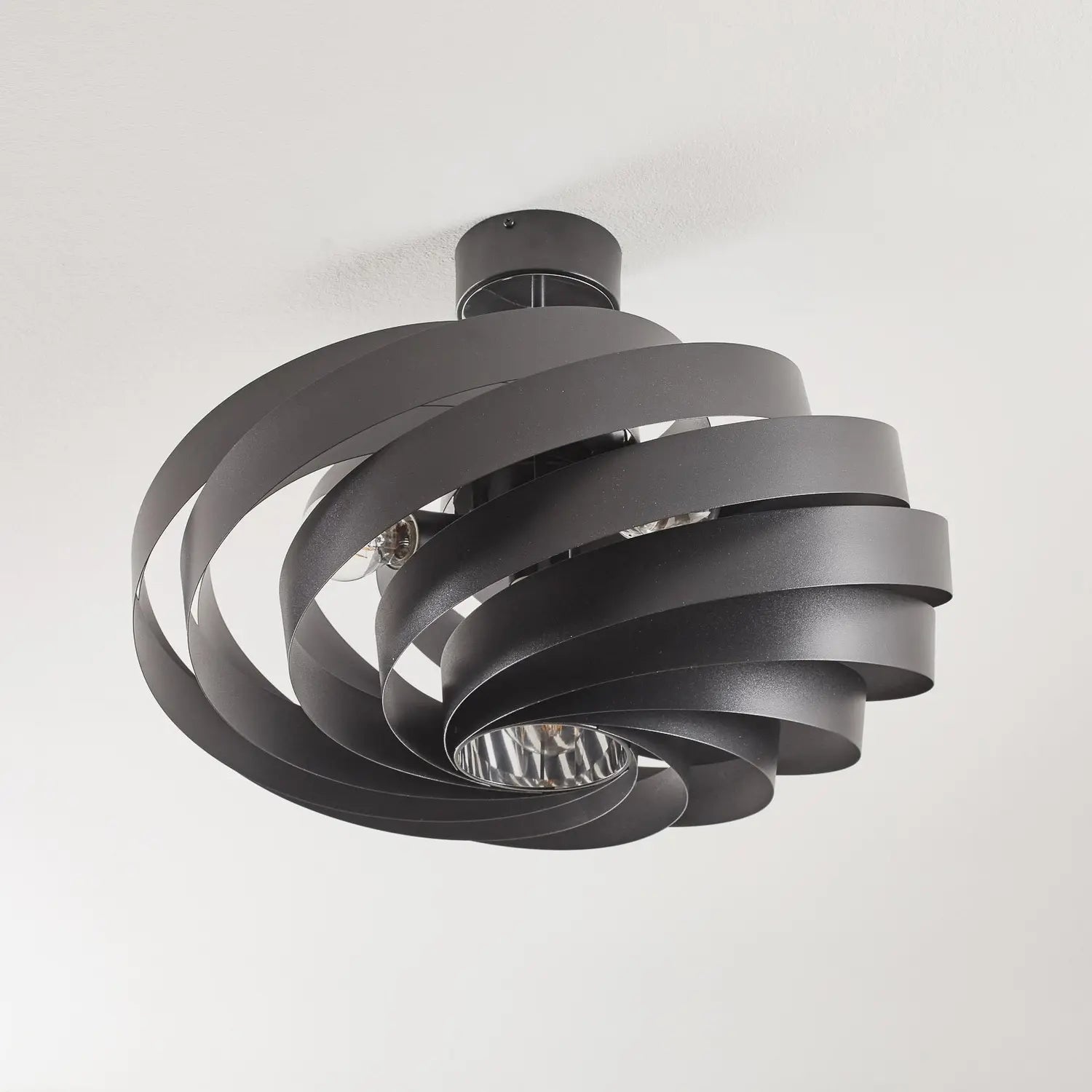 B-Ware Euluna Vento Deckenleuchte Deckenlampe Hängelampe Lampe Schwarz ø60cm Siehe Text - 5905563000427