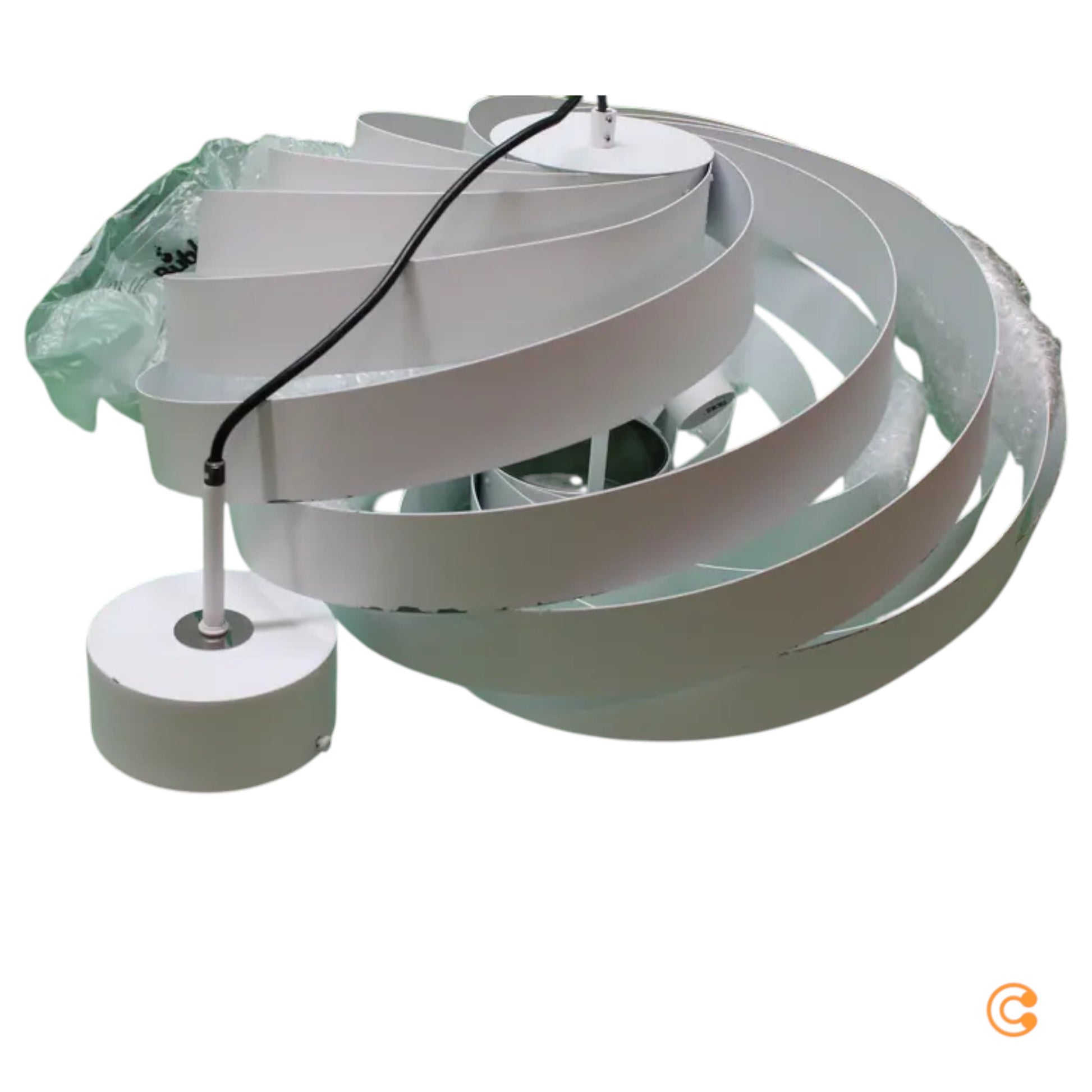 Euluna Deckenleuchte Lampe Vento weiß Metall E27 60 cm SIEHE TEXT/FOTO - 5905563000410