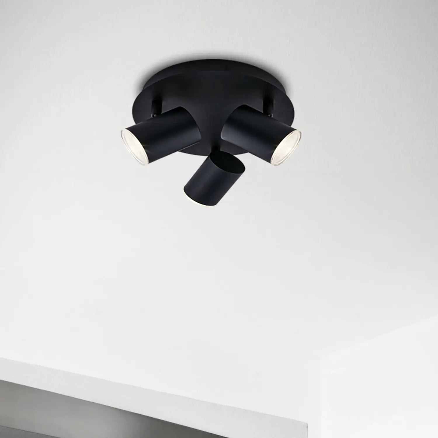 B-Ware Deckenspot Deckenleuchte Lampe Briloner Banyo Splash Schwarz Dreiflammig Ip44 - 4002707409168