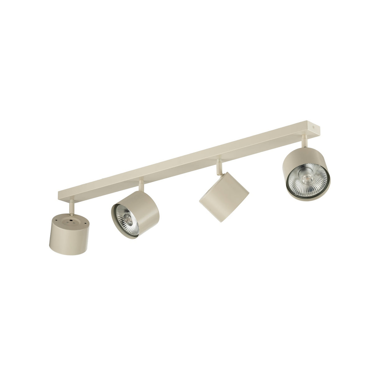 Chloe Deckenspot Deckenleuchte Spot L90cm creme vierflammig verstellbar - 5902553241280