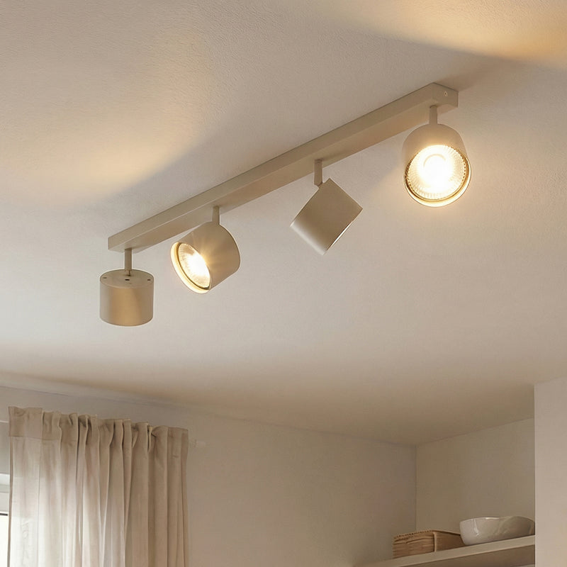 B-Ware Chloe Deckenspot Deckenleuchte Spot L90cm Creme Vierflammig Verstellbar - 5902553241280